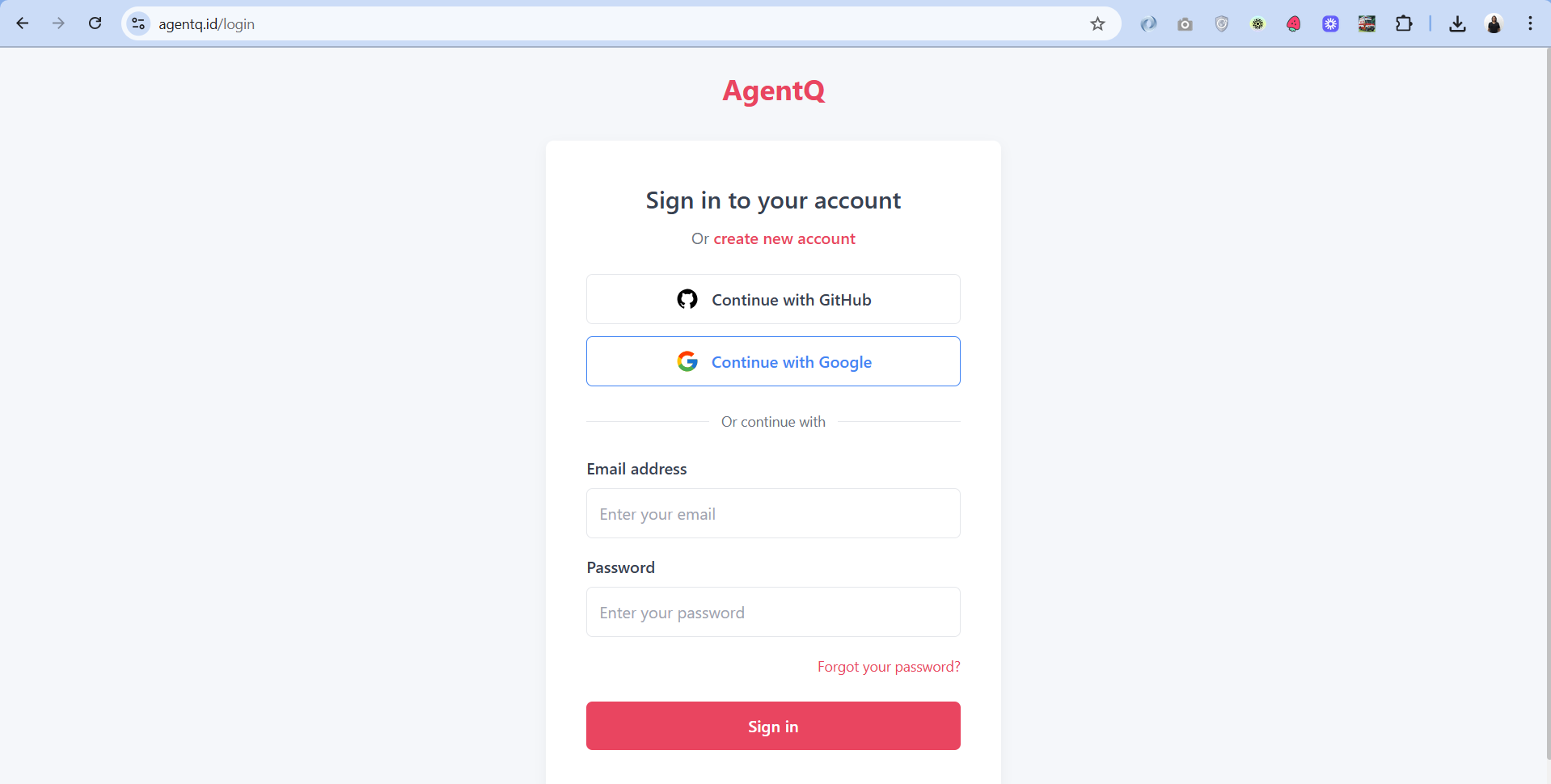 Login Form